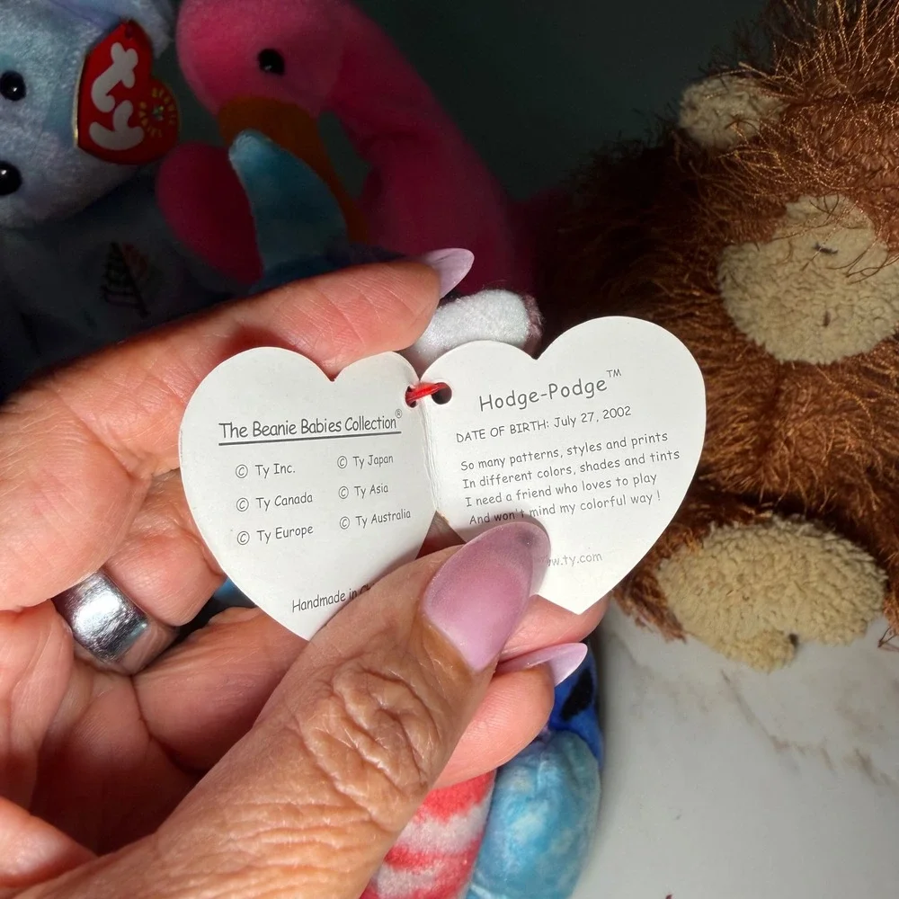 Ty Beanie Babies Lot of 10 Paul Walrus Hodge-Podge Issy Mystic Chocolate Moose - Picture 5 of 9
